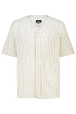 Shirt Iker shirt met baseball style knoopsluiting