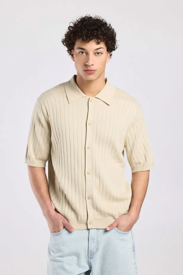 Shirt Klyde relaxed fit shirt met knoopsluiting