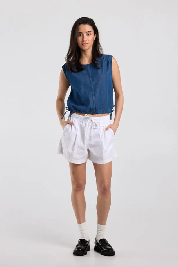 Short Nanu high waist short met trekkoord tailleband