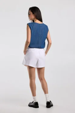 Short Nanu high waist short met trekkoord tailleband