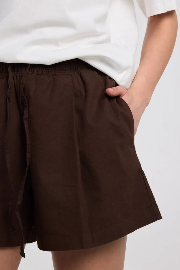 Short Nanu high waist short met trekkoord tailleband