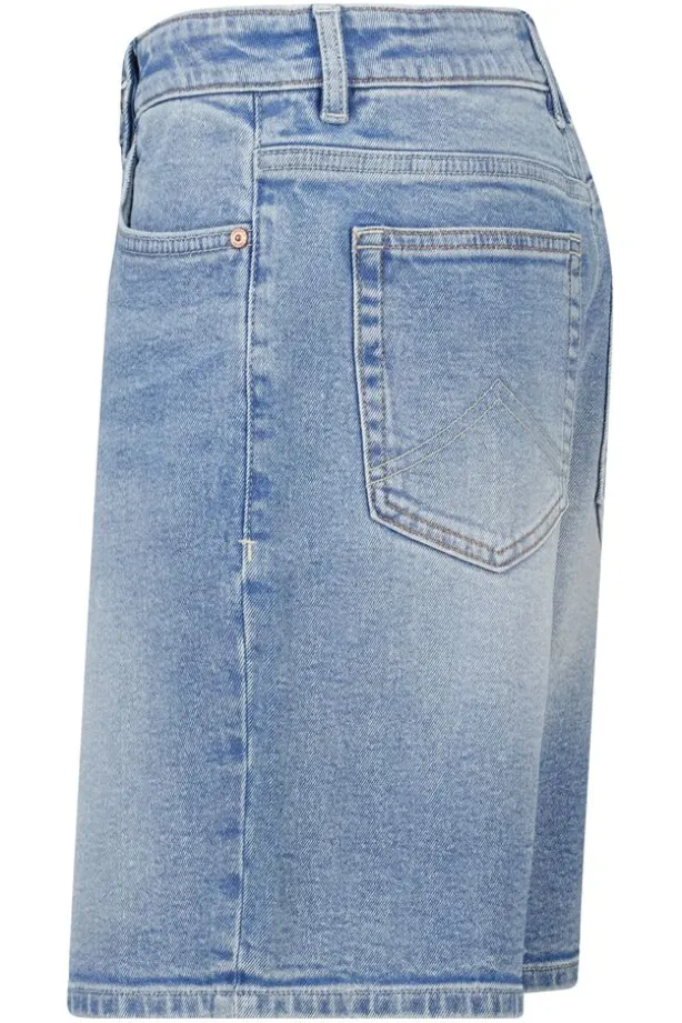 Short Nate Jr denim short met relaxed fit voor boys