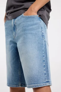 Short Nate Jr denim short met relaxed fit voor boys