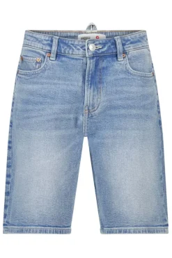 Short Nate Jr denim short met relaxed fit voor boys