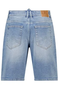 Short Nate Jr denim short met relaxed fit voor boys