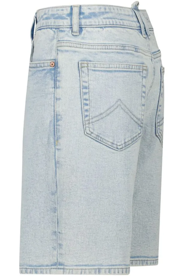 Short Nate Jr denim short met relaxed fit voor boys