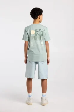 Short Nate Jr denim short met relaxed fit voor boys