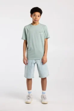Short Nate Jr denim short met relaxed fit voor boys