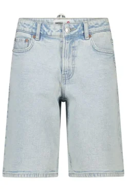 Short Nate Jr denim short met relaxed fit voor boys