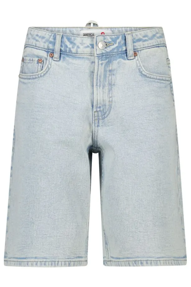 Short Nate Jr denim short met relaxed fit voor boys