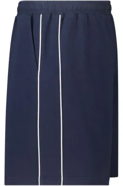 Short Ned track short met piping en elastische tailleband