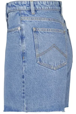 Short Nera denim short met high waist en loose fit