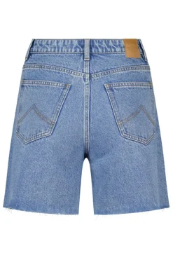 Short Nera denim short met high waist en loose fit