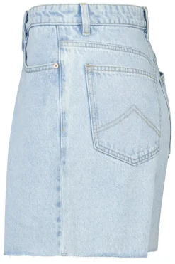 Short Nera denim short met high waist en loose fit