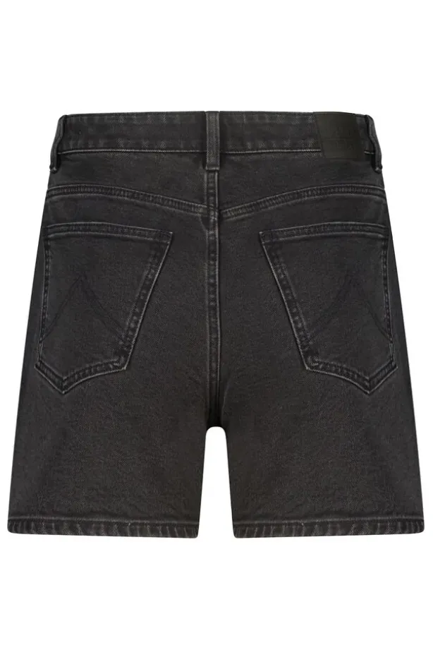 Short Nevea denim short met high waist en split aan de zijkant