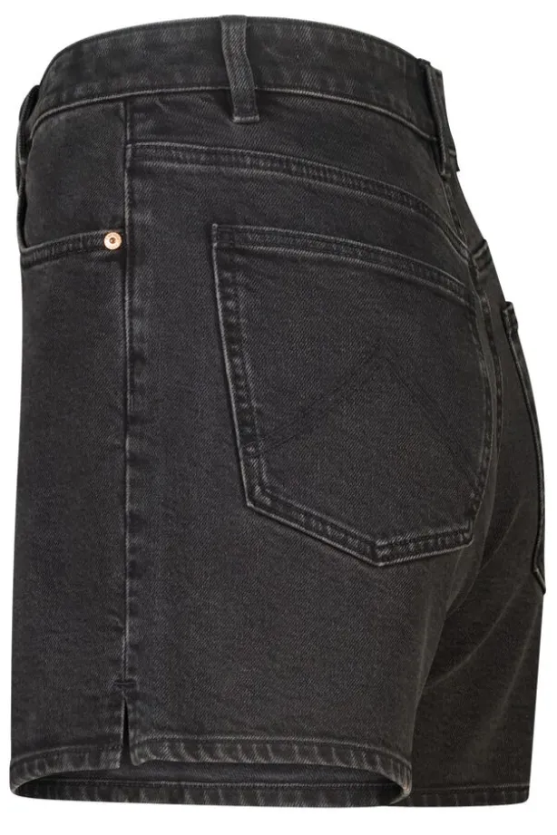 Short Nevea denim short met high waist en split aan de zijkant
