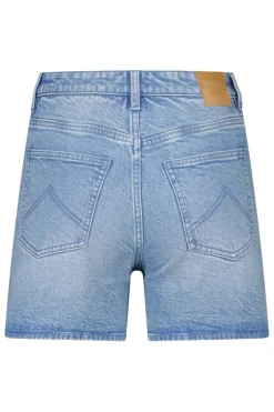 Short Nevea denim short met high waist en split aan de zijkant
