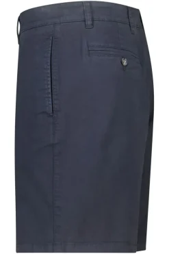Short Niels regular fit chino short met knoop- en ritssluiting
