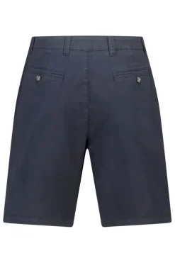Short Niels regular fit chino short met knoop- en ritssluiting