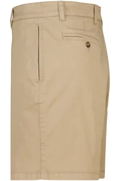 Short Niels regular fit chino short met knoop- en ritssluiting