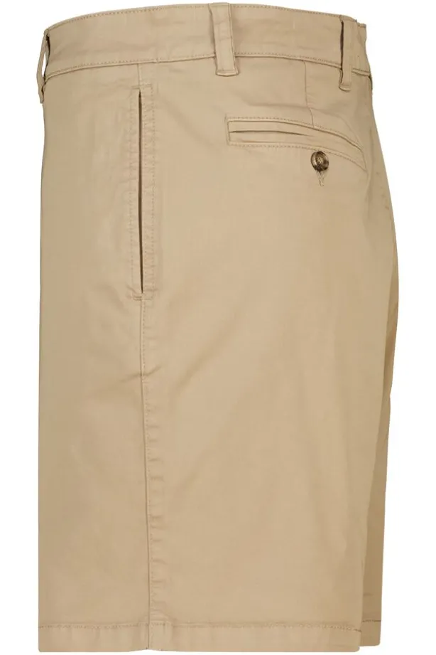 Short Niels regular fit chino short met knoop- en ritssluiting