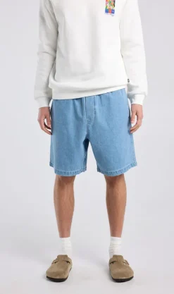 Short Nilo relaxed fit short met elastische tailleband en trekkoord