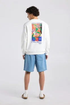 Short Nilo relaxed fit short met elastische tailleband en trekkoord