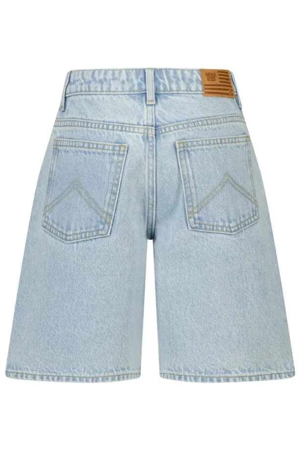 Short Niya Jr denim short met loose fit