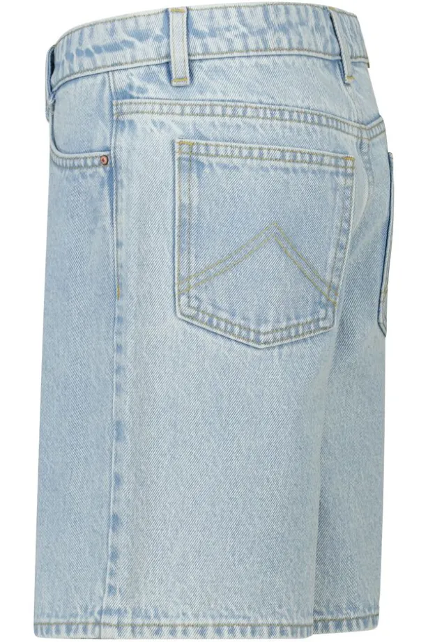 Short Niya Jr denim short met loose fit