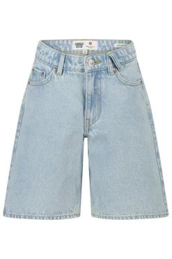 Short Niya Jr denim short met loose fit