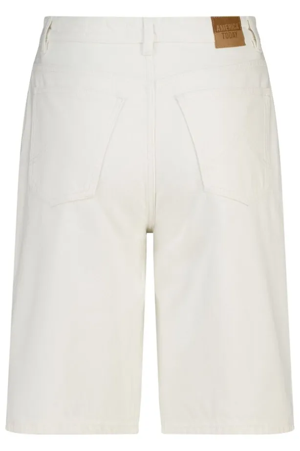 Short Niya loose fit short met mid waist en 5 pockets
