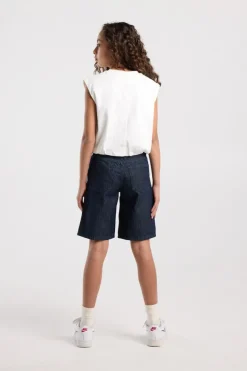 Short Noelle Jr gestreepte jorts met klassiek 5-pocket model