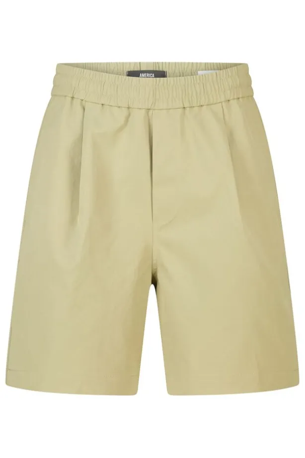 Short Nordin relaxed fit short met elastische tailleband en koord