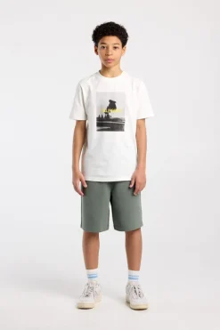 Short Sevan Jr sweatshort met trekkoord en zijzak