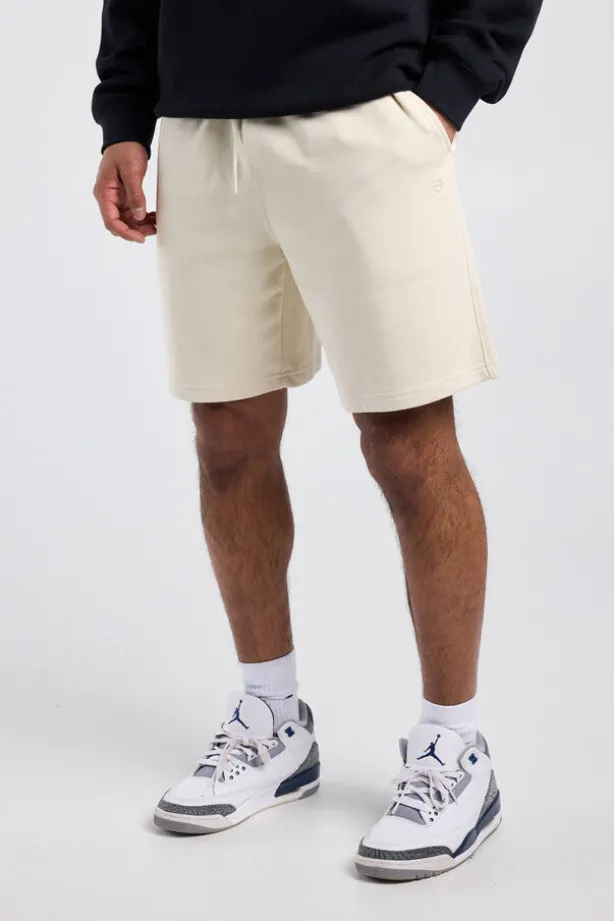 Short Sevan sweatshort met achterzak en borduring
