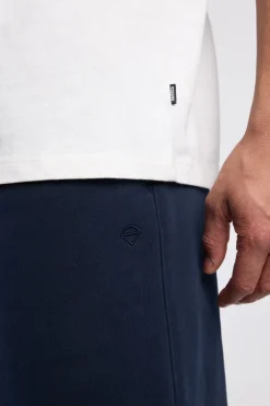 Short Sevan sweatshort met achterzak en borduring