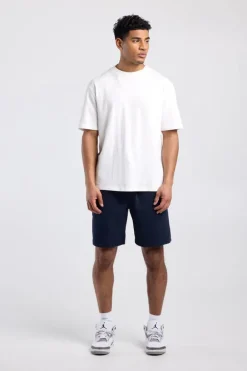 Short Sevan sweatshort met achterzak en borduring