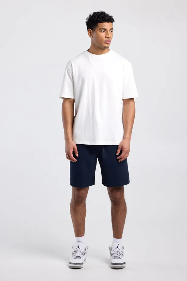 Short Sevan sweatshort met achterzak en borduring