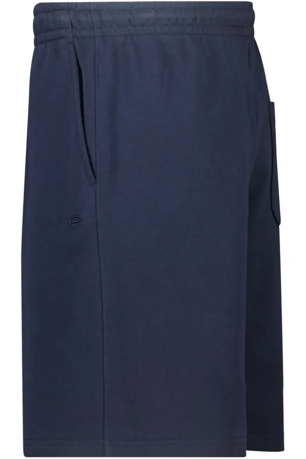 Short Sevan sweatshort met achterzak en borduring
