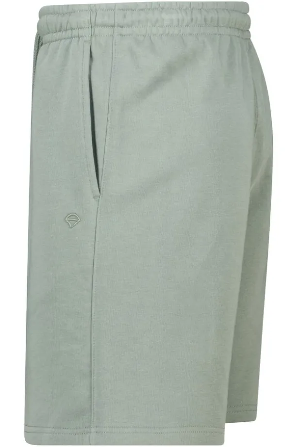 Short Sevan sweatshort met achterzak en borduring