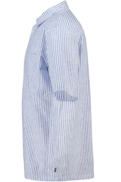Short sleeve shirt Ido linnen shirt met borstzak