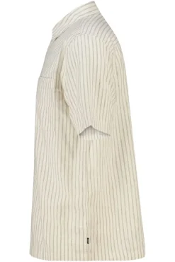 Short sleeve shirt Ido linnen shirt met borstzak