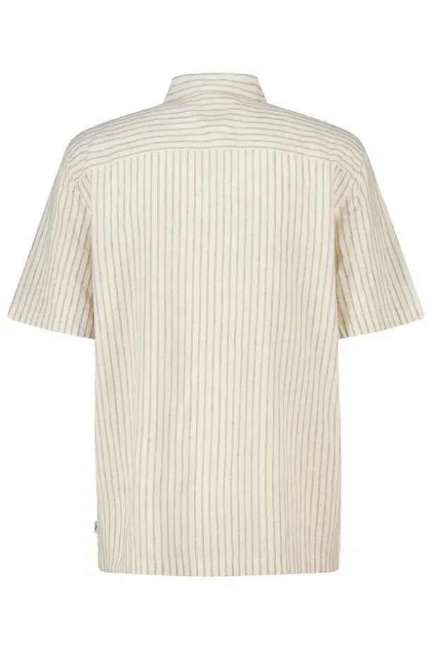 Short sleeve shirt Ido linnen shirt met borstzak