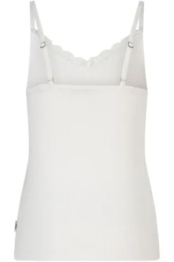 Singlet Grace JR singlet met kanten halslijn en verstelbare bandjes