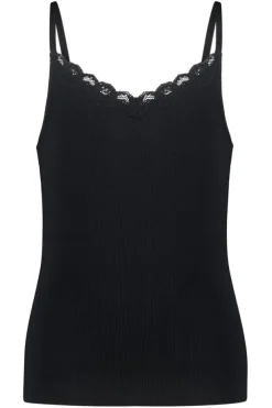 Singlet Grace JR singlet met kanten halslijn en verstelbare bandjes