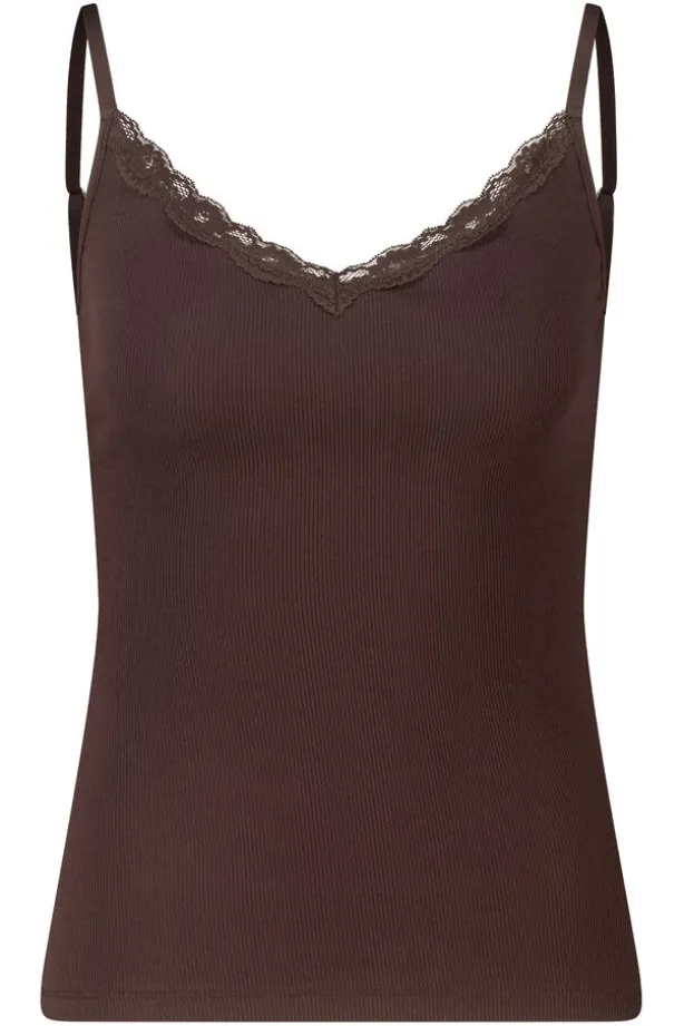 Singlet Grace singlet met kant en verstelbare bandjes