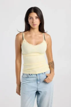 Singlet Grace singlet met kant en verstelbare bandjes