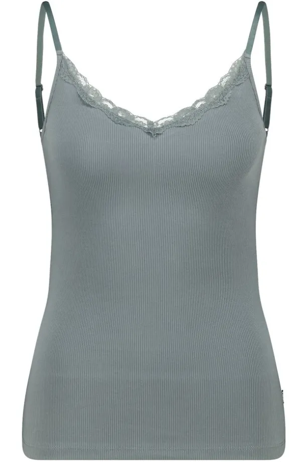 Singlet Grace singlet met kant en verstelbare bandjes