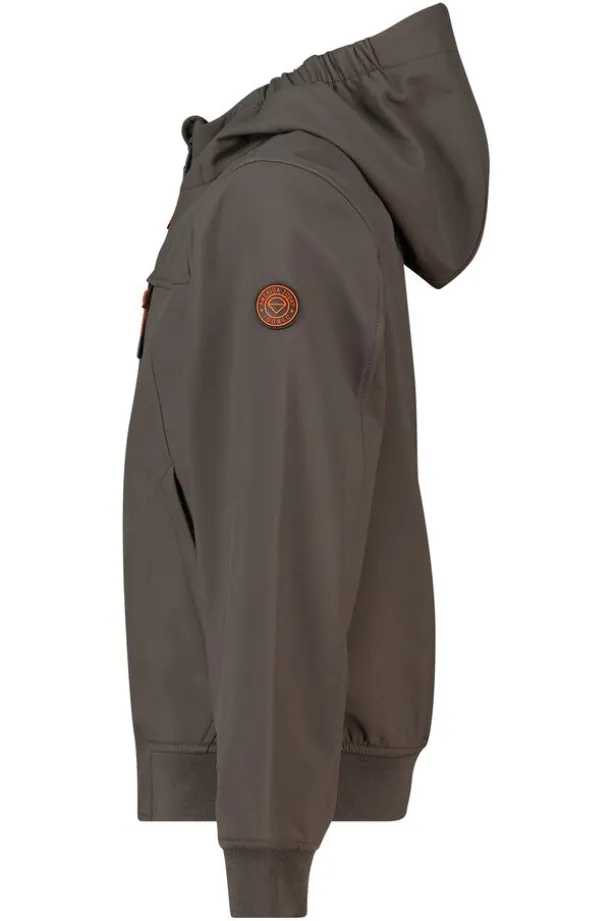 Softshell jas Jason JR Softshell jas met capuchon en ritszakken