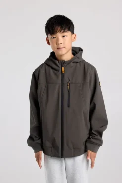 Softshell jas Jason JR Softshell jas met capuchon en ritszakken